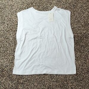 A New Day | White Sleeveless Women's Top